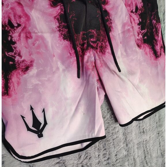 FIED 28 IFBB Men's Physique Shorts Posing Trunks Competition Pink Blood - Picture 6 of 8